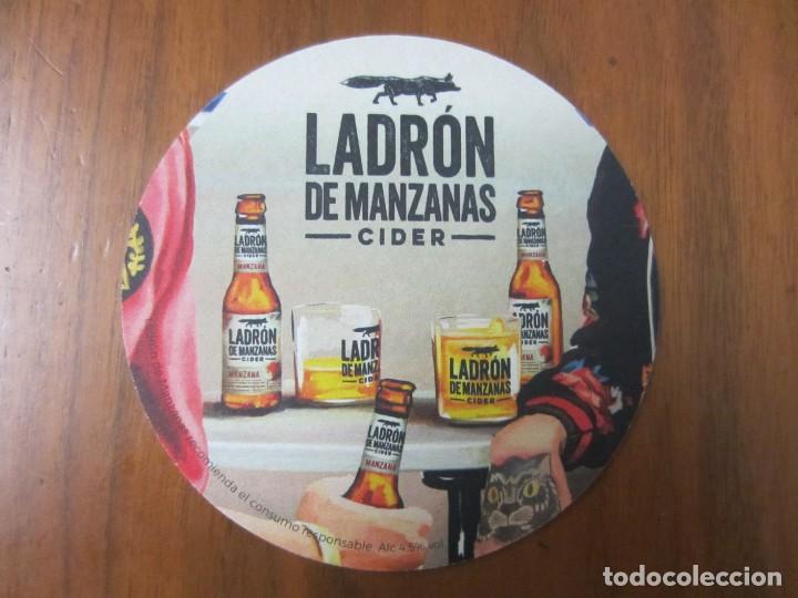 Coleccionismo de cervezas: POSAVASOS-CERVEZA LADRON DE MANZANAS-VER FOTOS