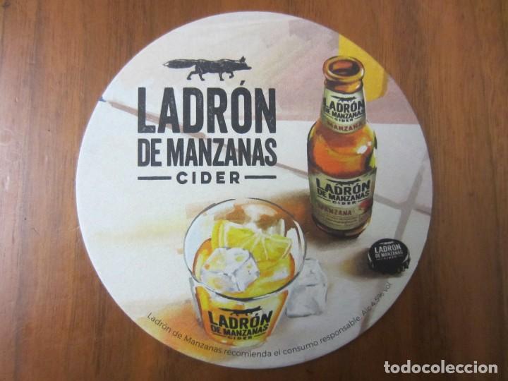 Coleccionismo de cervezas: POSAVASOS-CERVEZA LADRON DE MANZANAS-VER FOTOS
