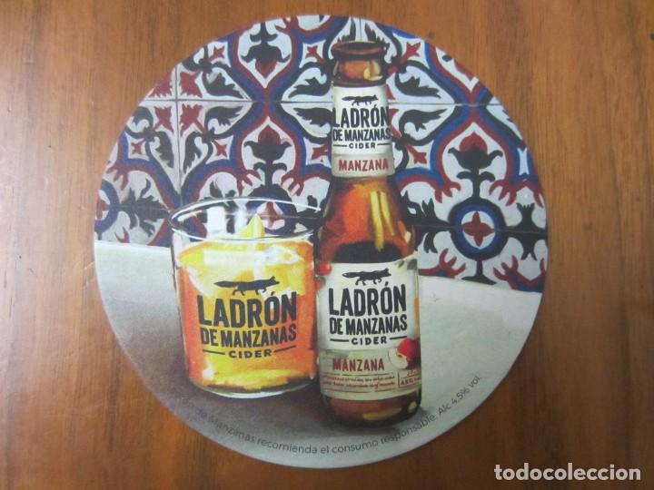 Coleccionismo de cervezas: POSAVASOS-CERVEZA LADRON DE MANZANAS-VER FOTOS