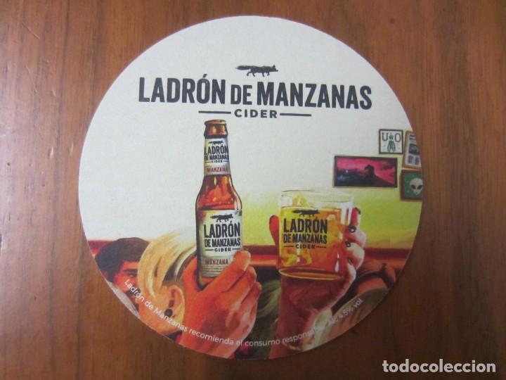 Coleccionismo de cervezas: POSAVASOS-CERVEZA LADRON DE MANZANAS-VER FOTOS