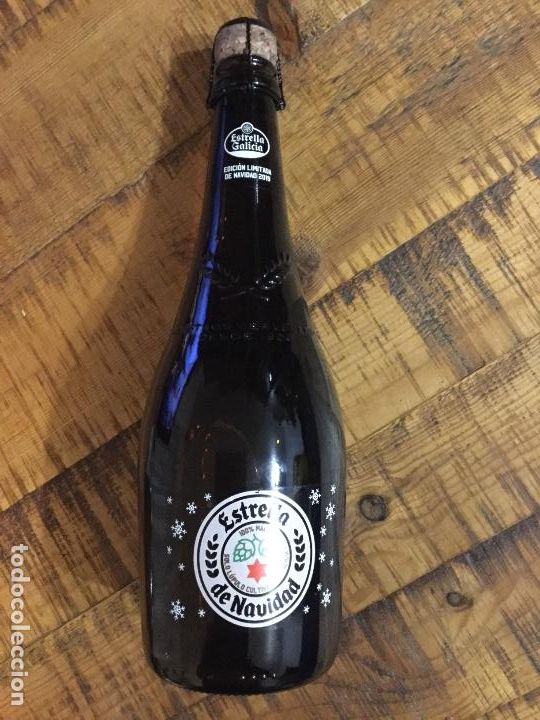 Coleccionismo de cervezas: ESTRELLA GALICIA- EDICI&Oacute;N LIMITADA DE NAVIDAD 2019