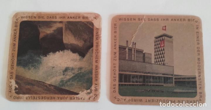 Collectionnisme de bi&egrave;res: 2 POSAVASOS ANKER BIER