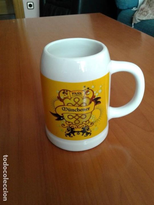Coleccionismo de cervezas: JARRA DE CERVEZA MUNCHENER - Foto 2