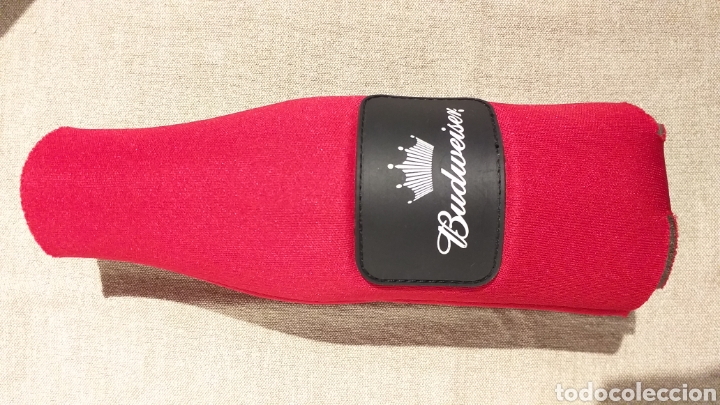 Coleccionismo de cervezas: Funda t&eacute;rmica Budweiser para botella - Foto 3