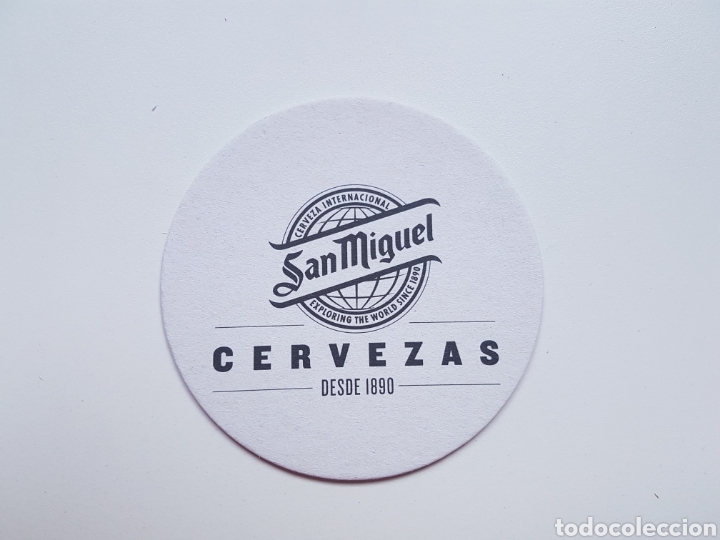 Coleccionismo de cervezas: Posavasos Cerceza San Miguel