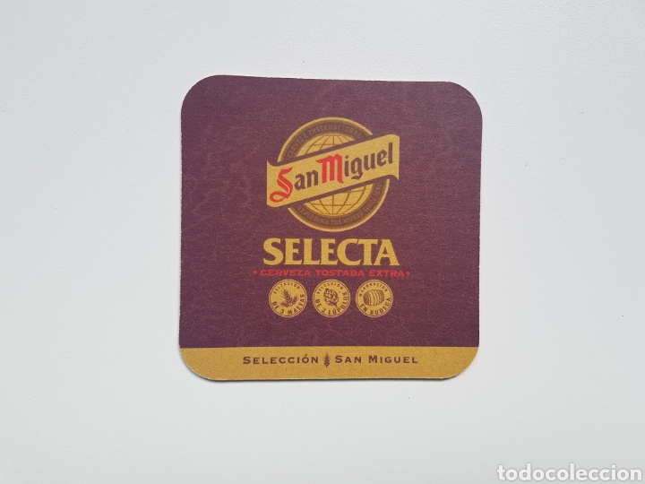 Coleccionismo de cervezas: Posavasos Cerveza San Miguel