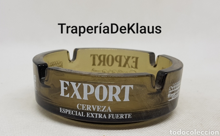 Collectable Beer: Cenicero cristal - export cerveza - car170