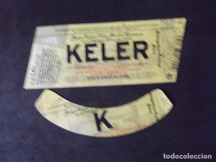 Collezionismo di birre: CERVEZA-V9ET-5-ETIQUETAS-KELER-SAN SEBASTIAN