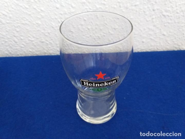 Coleccionismo de cervezas: VASO CRISTAL CERVEZA HEINEKEN