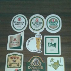 Coleccionismo de cervezas: 60 POSAVASOS DE CERVEZA DIFERENTES. ALEMANIA. LOTE 1.
