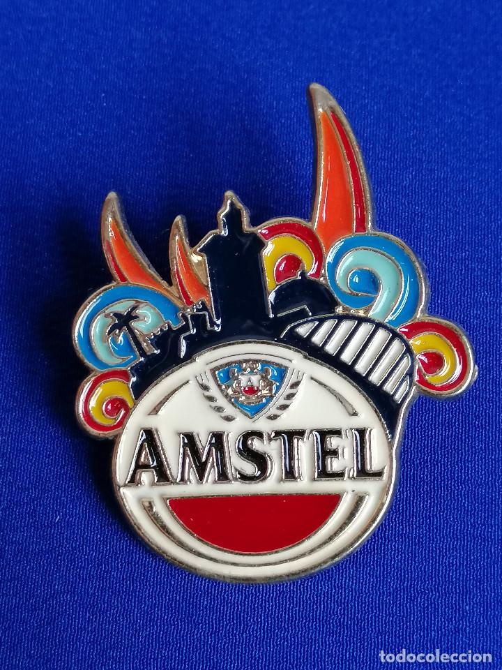 Coleccionismo de cervezas: aguila amstel fallas de valencia PIN - Foto 4