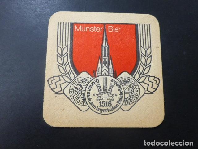 Coleccionismo de cervezas: POSAVASOS CERVEZA MUNSTER - Foto 1