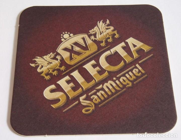 Coleccionismo de cervezas: POSAVASOS CERVEZA SAN MIGUEL, XV SELECTA