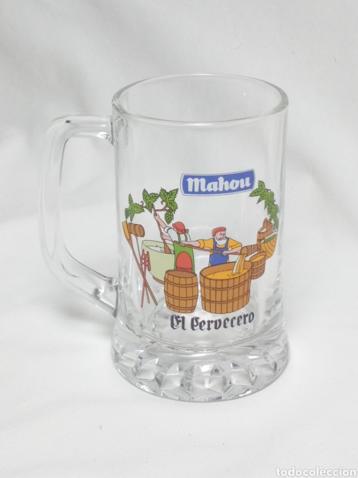 Coleccionismo de cervezas: Jarra cerveza Mahou el cervecero