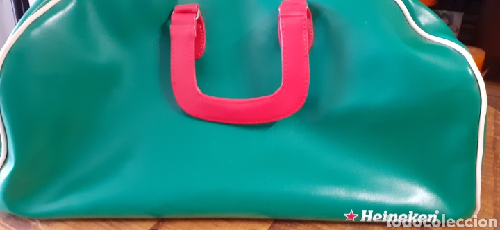 Coleccionismo de cervezas: HEINEKEN - BOLSO DE PIEL