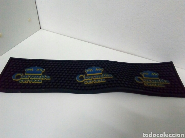 Coleccionismo de cervezas: goma promocional para vaso de bar coronita