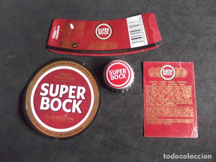 Collectable Beer: CERVEZA-V9F-9-ETIQUETAS Y CHAPA-SUPER BOCK