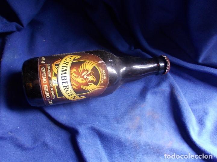 Coleccionismo de cervezas: botellin de cerveza optimo bruno