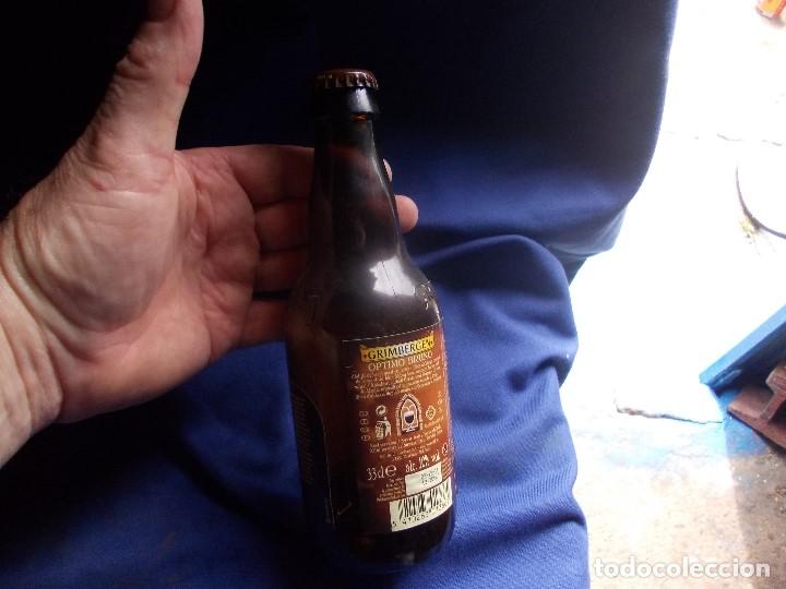 Coleccionismo de cervezas: botellin de cerveza optimo bruno - Foto 3