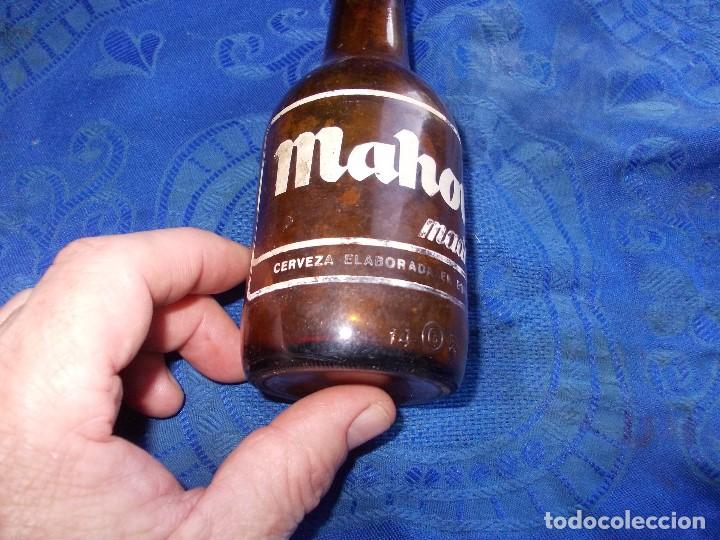 Coleccionismo de cervezas: botellin de cerveza mahou - Foto 3