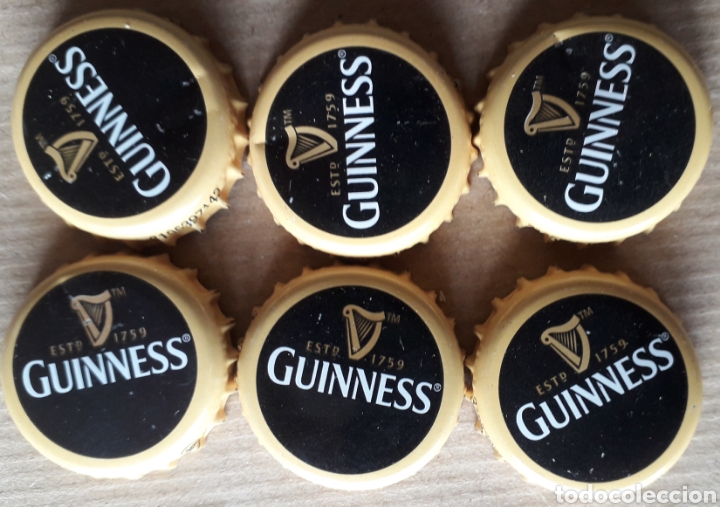 Sammeln von Brauereiartikeln: SEIS TAPON CORONA - CERVEZA GUINESS - LOS QUE APARECEN EN IMAGEN