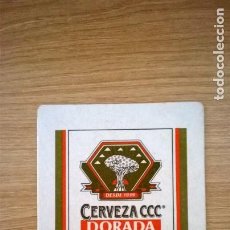 Coleccionismo de cervezas: POSAVASOS CERVEZA CCC DORADA. Lote 200650991