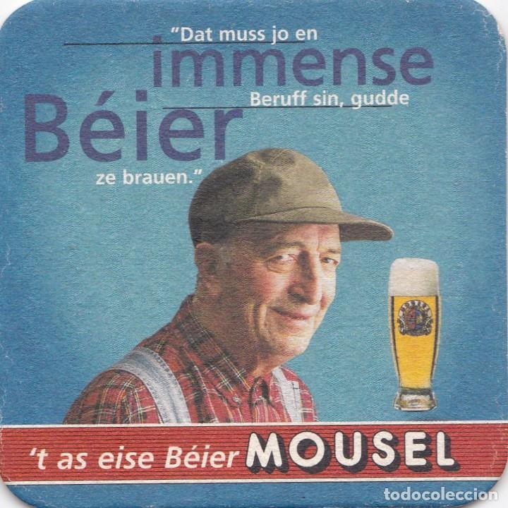 Sammeln von Brauereiartikeln: ANTIGUO POSAVASOS CERVEZA MOUSEL - ALEMAN - FRANCES