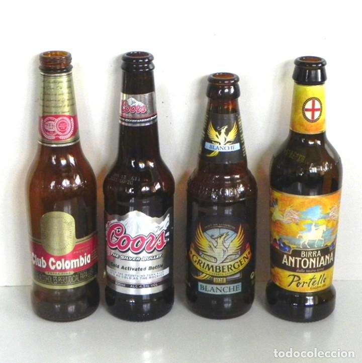 Coleccionismo de cervezas: 6 &euro; cada BOTELL&Iacute;N DE CERVEZA - ANTONIANA GRIMBERGEN CLUB COLOMBIA COORS - BOTELLA DE CRISTAL VAC&Iacute;A