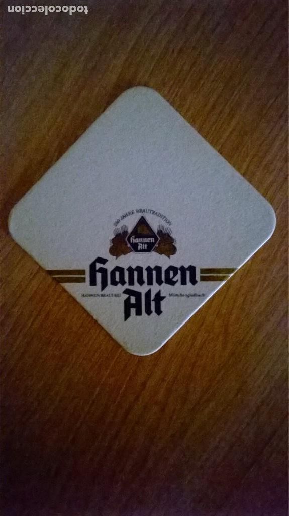 Collectable Beer: Posavaso cerveza Hannen alt