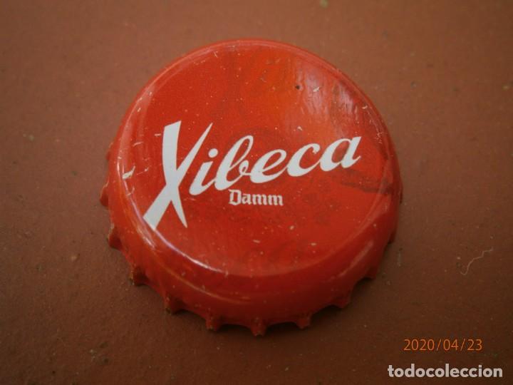 Coleccionismo de cervezas: TAP&Oacute;N CORONA BEER BOTTLE CAP CHAPA CERVEZA XIBECA DAMM. FAB. CHAPA:U.-- --LOTE N. 3065-----CARMANJO