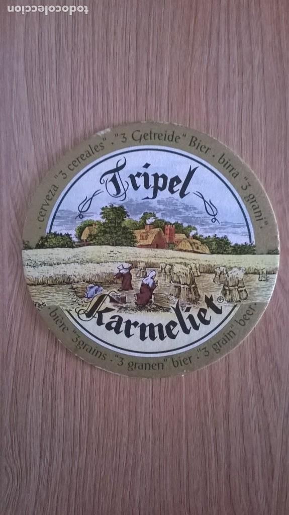 Collectable Beer: Posavaso cerveza Tripel Karmeliet