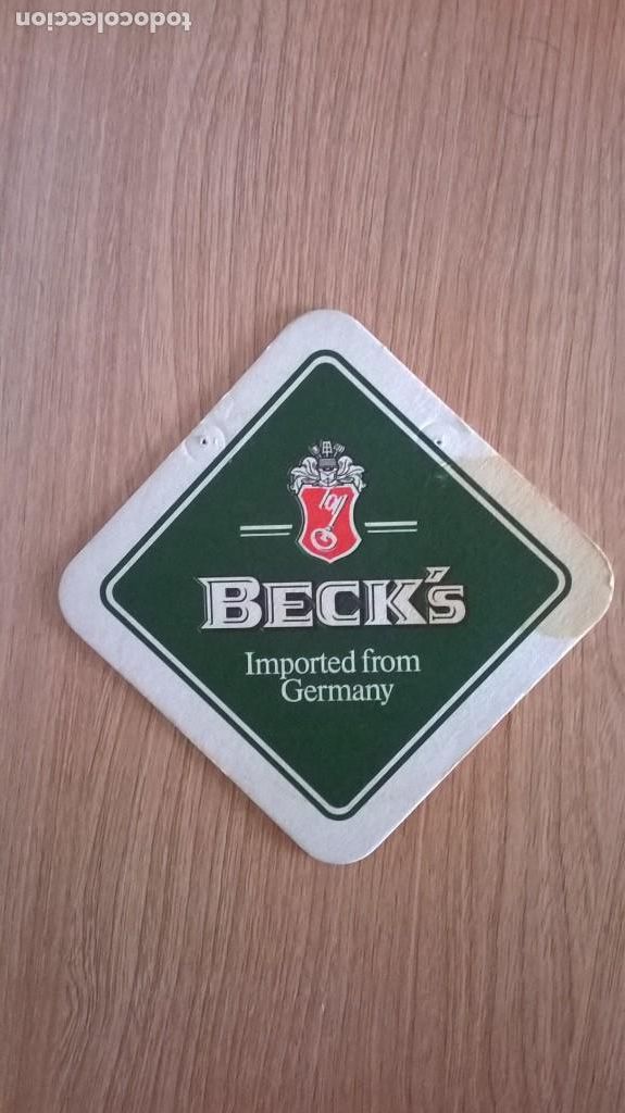 Collectable Beer: Posavaso cerveza Beck's