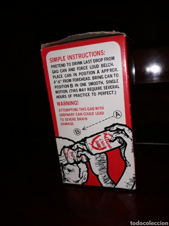 Coleccionismo de cervezas: Lata de cerveza de broma - Foto 3