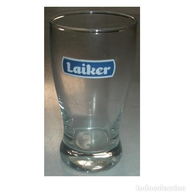 Coleccionismo de cervezas: Vaso de cerveza de la marca Laiker - Foto 1