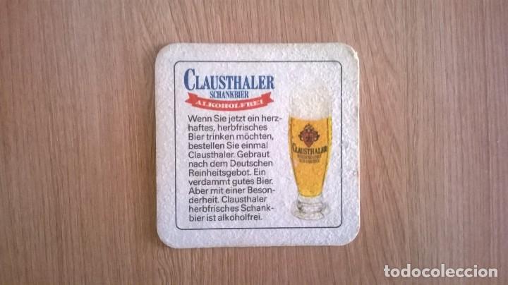 Collectionnisme de bi&egrave;res: Posavaso cerveza Clausthaler
