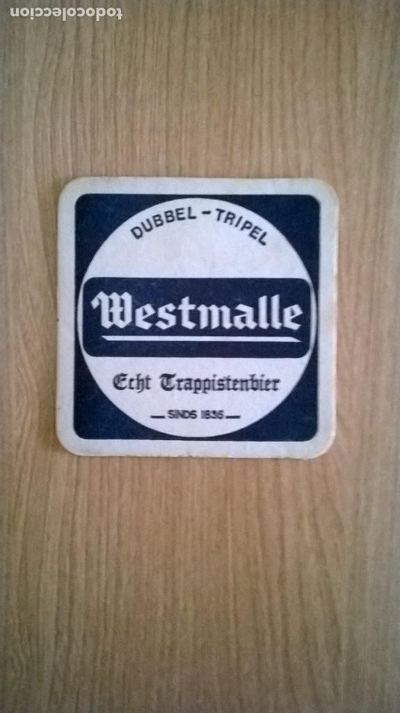 Coleccionismo de cervezas: Posavaso cerveza Westmalle