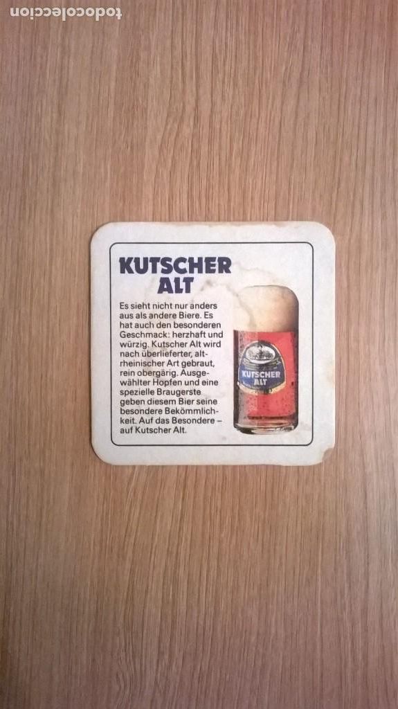 Collectionnisme de bi&egrave;res: Posavaso cerveza Kutscher alt