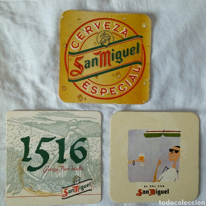 Coleccionismo de cervezas: Posavasos San Miguel