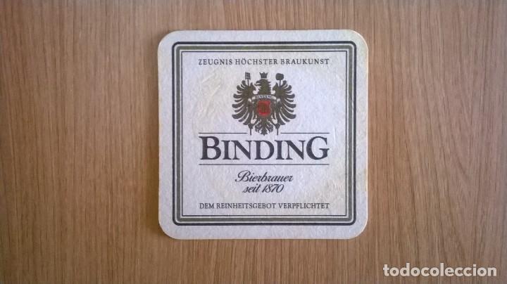 Coleccionismo de cervezas: Posavaso cerveza Binding - Foto 1