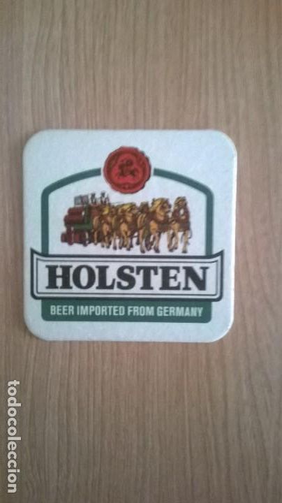 Coleccionismo de cervezas: Posavaso cerveza Holsten - Foto 1