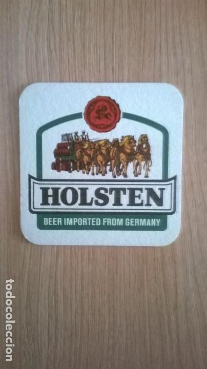 Coleccionismo de cervezas: Posavaso cerveza Holsten - Foto 2