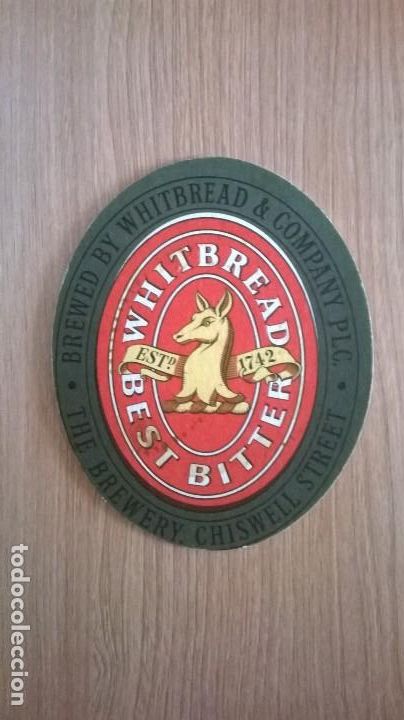 Coleccionismo de cervezas: Posavaso cerveza Whitbread - Foto 2