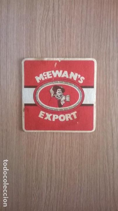Collectionnisme de bi&egrave;res: Posavaso cerveza McEWAN'S