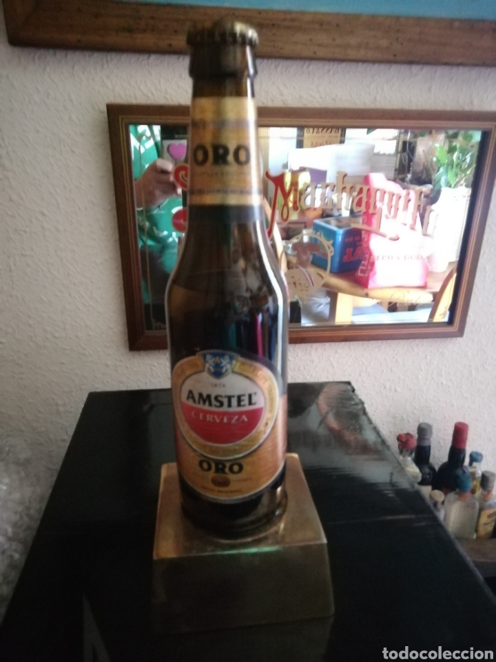 Coleccionismo de cervezas: Botella de cerveza AMSTEL - Foto 2