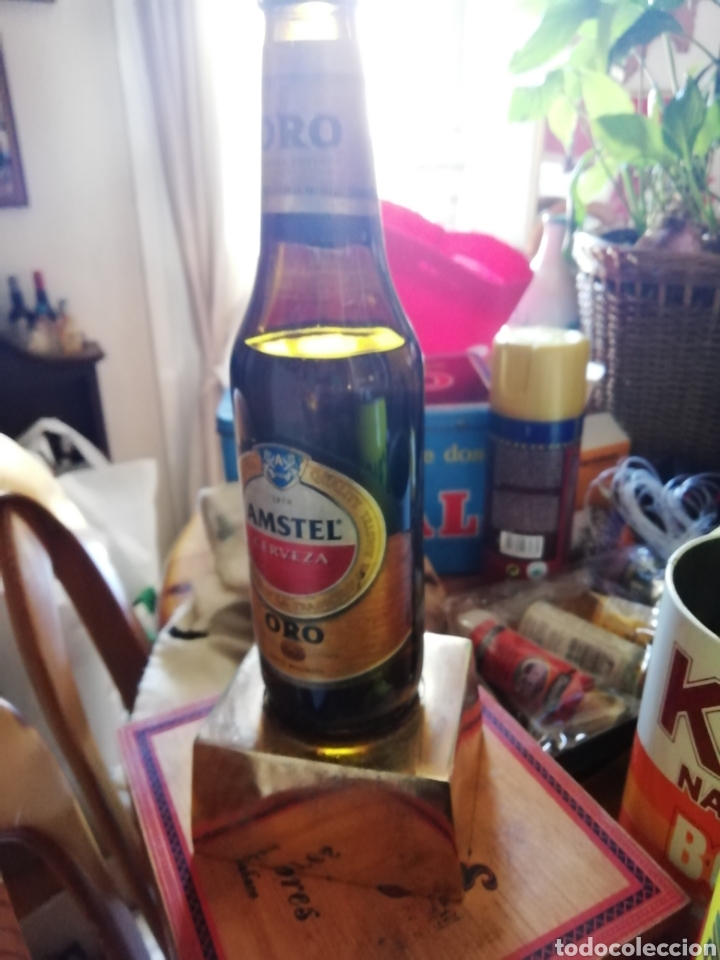 Coleccionismo de cervezas: Botella de cerveza AMSTEL - Foto 3