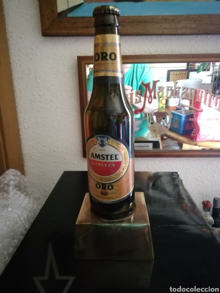 Coleccionismo de cervezas: Botella de cerveza AMSTEL - Foto 1