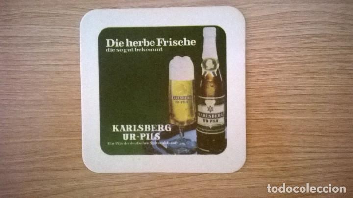 Colecionismo de cervejas: Posavaso cerveza Karlsberg