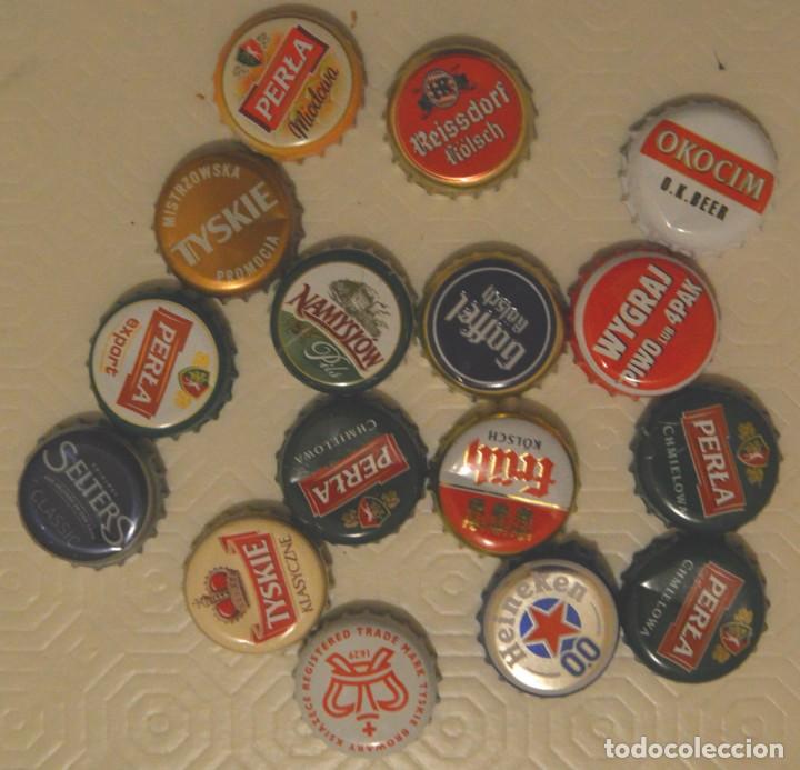 Coleccionismo de cervezas: 16 TAP&Oacute;N CORONA - POLONIA