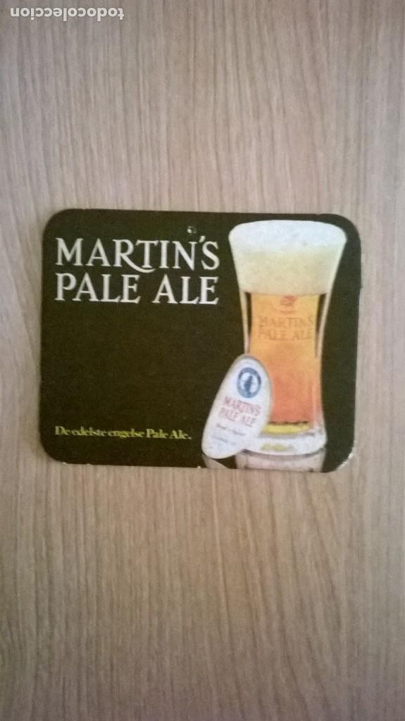 Colecionismo de cervejas: Posavaso cerveza Martin's pale ale