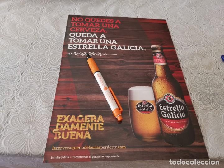 Coleccionismo de cervezas: CERVEZA ESTRELLA GALICIA ANUNCIO PUBLICIDAD REVISTA PAPEL GRUESO